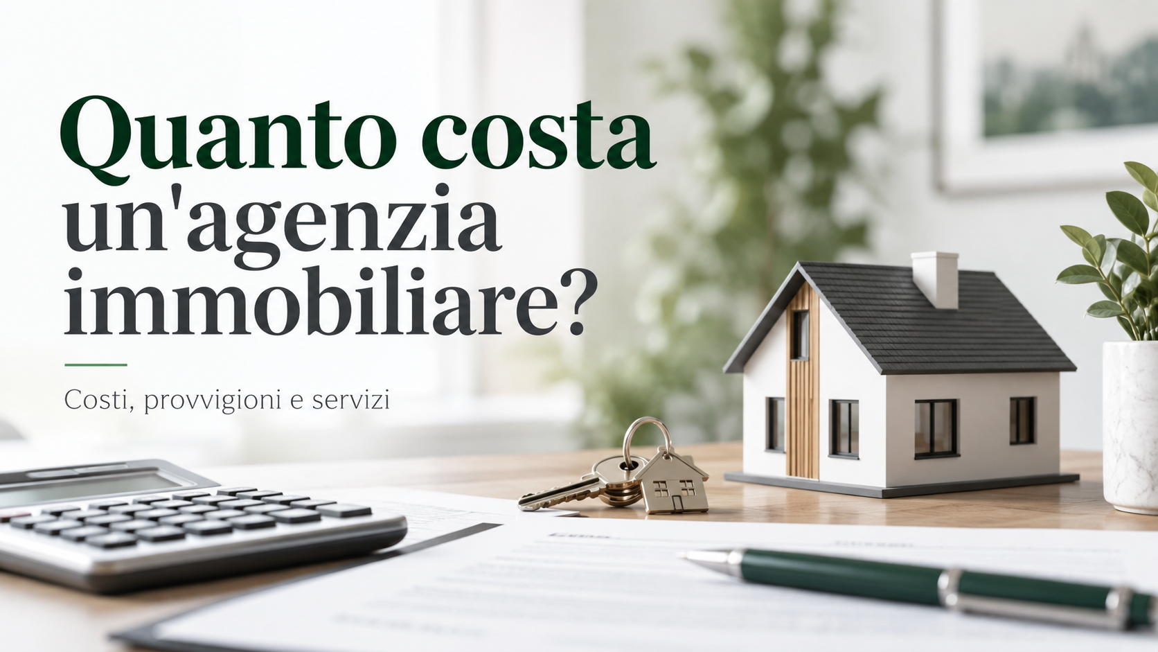 Quanto costa un’agenzia immobiliare? Guida alle provvigioni