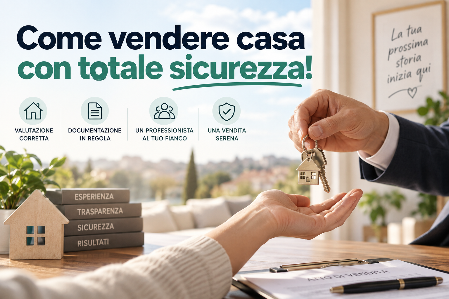 Come vendere casa con totale sicurezza!