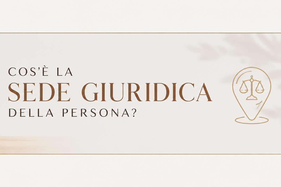 La sede giuridica della persona